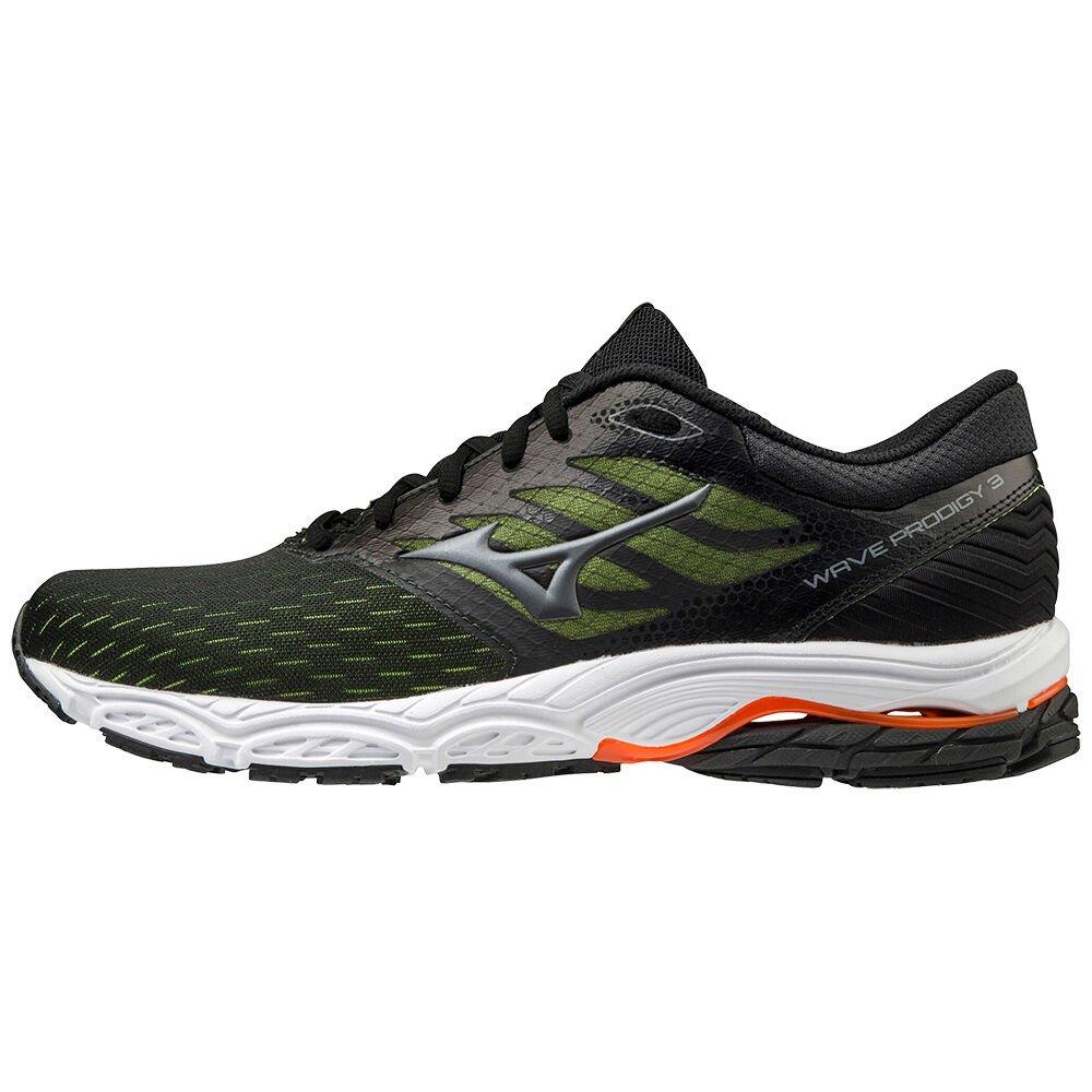 Men's Mizuno Running Shoes Grey/Orange Wave Prodigy 3 Shoes - J1GC201052